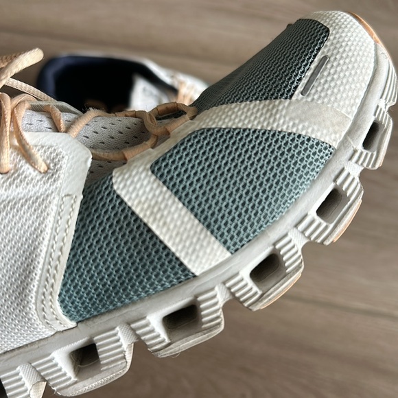 Womens On Running Cloud 5 Push White/Cobble Sz 9.5 - Picture 4 of 15